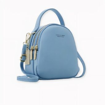 Scopra questo piccolo zaino da donna con più cerniere, l'accessorio essenziale per le nomadi. Grazie alle sue cinghie regolabili, può portarlo a spalla o a mano. Tanto carina quanto bella, questa borsa sarà una compagna di cui non vorrà più fare a meno. Disponibile in 6 bellissimi colori, trovi quello che fa per lei.