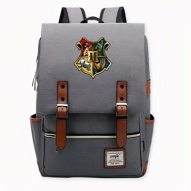 Zaino stile Harry Potter College grigio - Zaino scolastico. Di buona qualità e molto trendy.