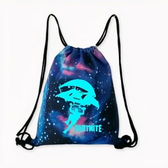 Zaino Fortnite glow in the dark - Blu - Borsetta Zaino con coulisse