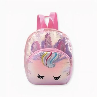 Scopra questo scintillante zaino per bambini con paillettes di unicorno, che sarà un adorabile compagno per il suo bambino. Questa incantevole borsa è perfetta per trasportare tutti gli elementi essenziali della scuola di suo figlio o per portare con sé i giocattoli!