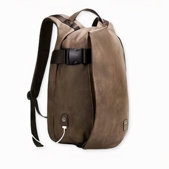 Zaino per computer da 15 pollici - Marrone - Zaino scolastico Zaino per computer portatile