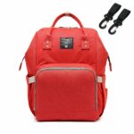 Zaino per bebè con 3 portabottiglie - Rosso - Borsa per il cambio del pannolino