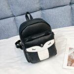 Zaino in ecopelle - Nero - Borsa Zaino