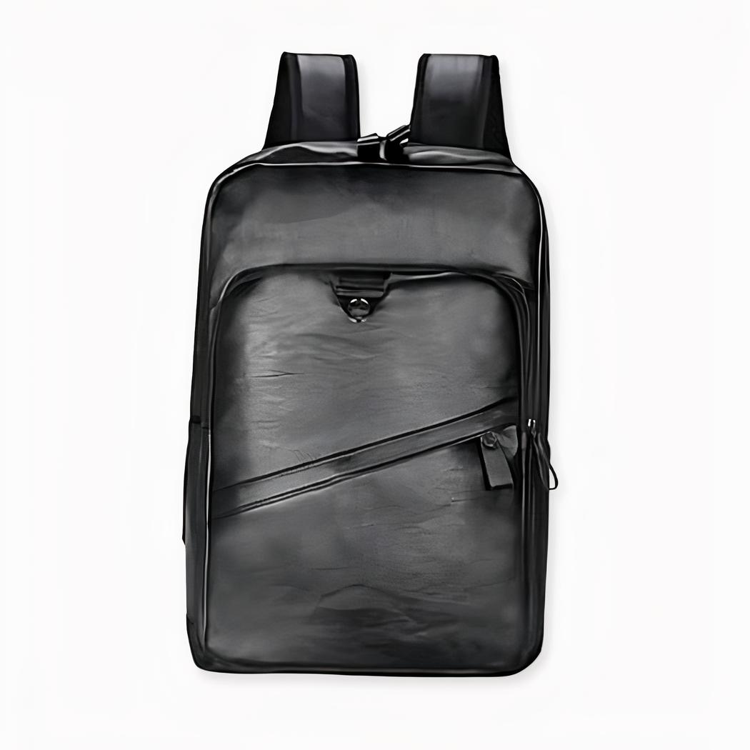 Zaino porta computer in pelle - Nero - Zaino Zaino porta computer