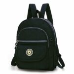 Zaino piccolo in nylon - Nero - Zaino a mano