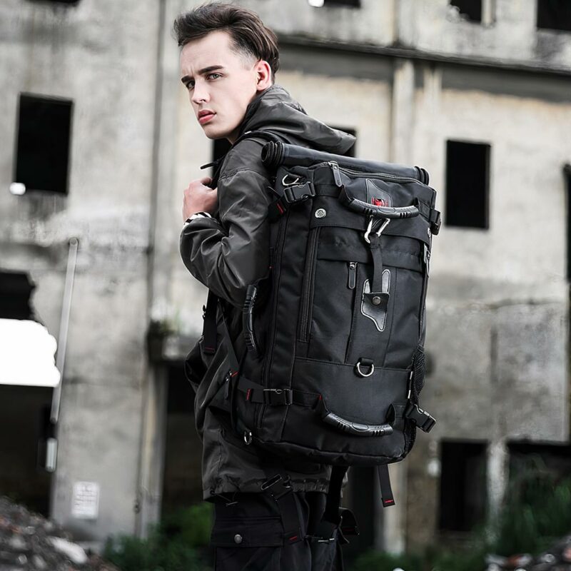 KAKA Borsa da alpinismo all'aperto 40L Oxford Nero KAKA-2070 Zaino per computer portatile