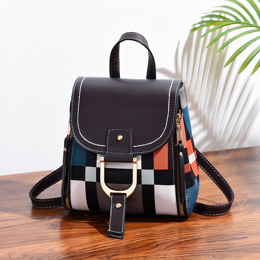 Zaino vintage multicolore - Multicolore - Borsa a mano Borsa a spalla