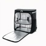 Zaino isotermico nero grande per la consegna di cibo - Sac Sac à dos