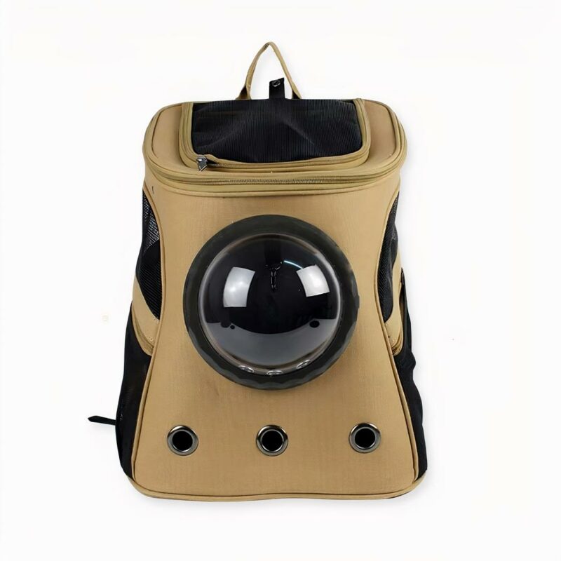 Scopra questo magnifico zaino grande con capsula spaziale per animali domestici. È perfetto per il trasporto di cani o gatti di piccola o media taglia. Che si tratti di una breve passeggiata o di un lungo viaggio, il suo compagno viaggerà in tutta comodità e sicurezza all'interno di questa borsa.
