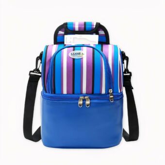 Scopra questa graziosa, semplice e pratica borsa a tracolla appositamente progettata per conservare e trasportare il suo cibo durante un picnic o un'escursione. Dotata di un doppio strato, questa borsa isotermica manterrà freschi i suoi cibi e le sue bevande.