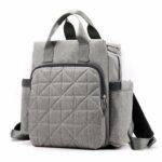 Borsa per pannolini in nylon - Grigio - Borsa per pannolini