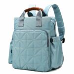 Borsa per pannolini in nylon - Blu - Zaino per pannolini