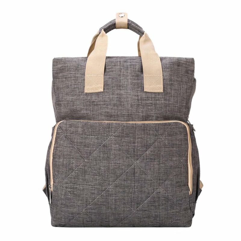 Borsa per pannolini in nylon - Marrone - Borsa fasciatoio per bagagli
