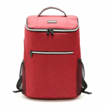 Elegante zaino refrigerante da 20 litri - Rosso - Borsa per il pranzo