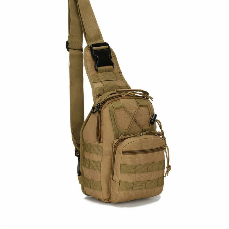 Zaino con tracolla - Cammello - Borsa zaino