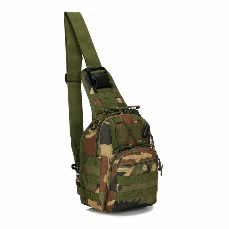 Zaino con tracolla - Verde militare - Zaino messenger