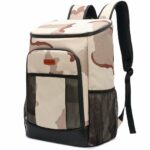 Zaino impermeabile e isolato in stile militare - Beige - Borsa zaino