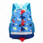 Zaino per bambini con stampa di dinosauri - Blu cielo - Zaino per la scuola Zaino per la scuola