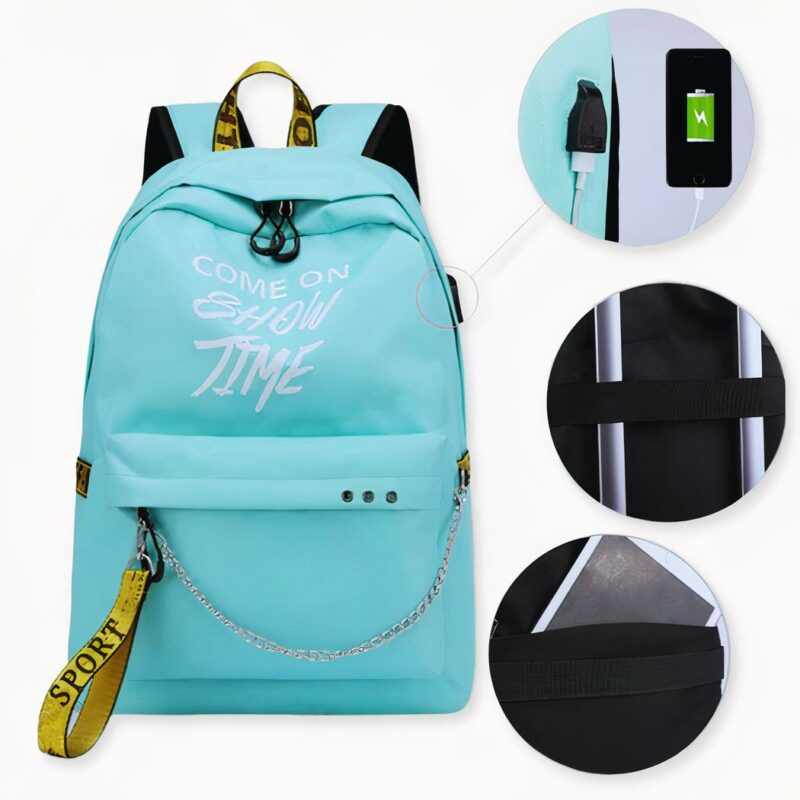 Le piace attirare l'attenzione? Scelga questo zaino da donna! Un grazioso zaino con un motivo brillante che non la farà passare inosservata. Lo porti con sé ovunque vada. A passeggio, al centro commerciale, a scuola... questo zaino con lettere stampate le farà fare un figurone e le faciliterà la vita allo stesso tempo. Disponibile in una gamma di colori.