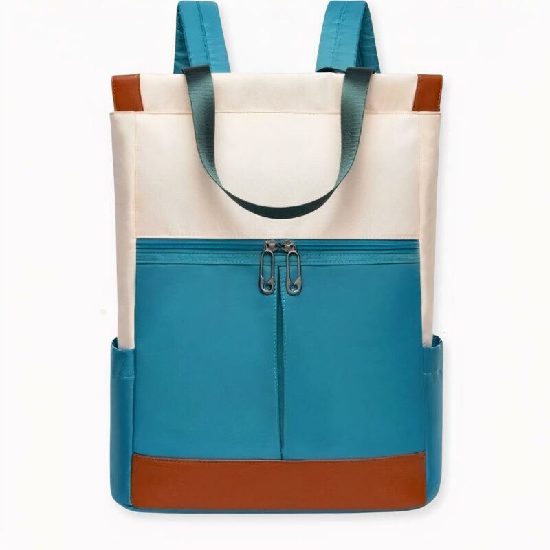 Scopra questo grazioso zaino oxford da donna che sicuramente semplificherà la sua vita quotidiana. Una borsa carina per completare il suo abbigliamento quotidiano. Oltre ai due spallacci, questo zaino è dotato anche di una maniglia per poterlo portare come una borsetta. Diventerà l'accessorio che indosserà ogni giorno per trasportare il suo computer portatile.