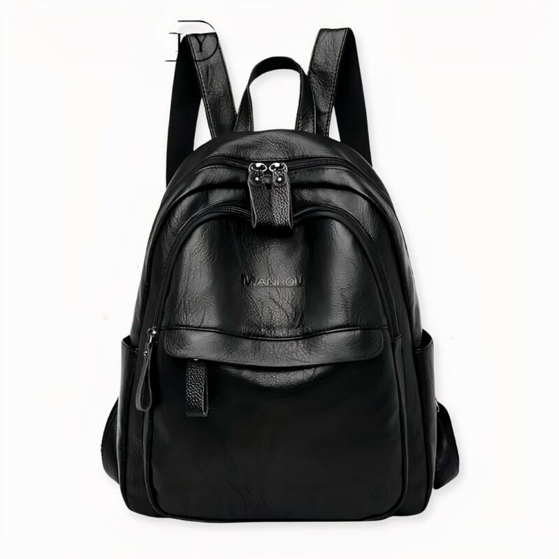 IMG_vintage-cuir-noir_1F Questo zaino da donna può essere utilizzato come borsa per la scuola, per il lavoro o per le passeggiate di tutti i giorni. Questo zaino in ecopelle è un'aggiunta elegante e di classe a qualsiasi guardaroba. È il complemento perfetto per un look chic e vintage. Questa borsa è disponibile in due colori diversi.