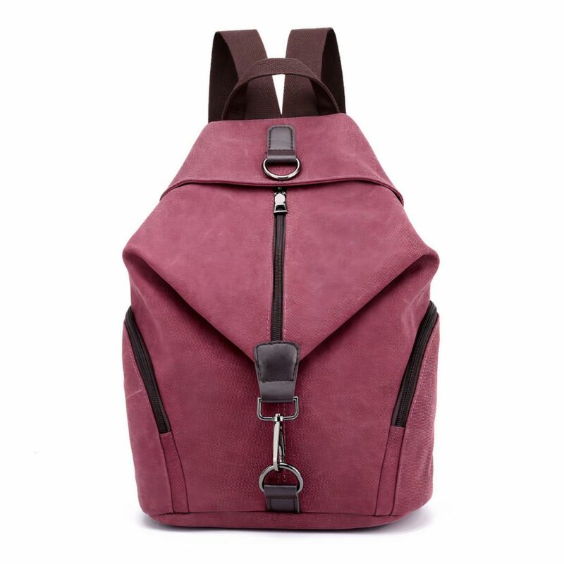 Zaino preppy da donna - Viola - Zaino da viaggio Zaino da viaggio