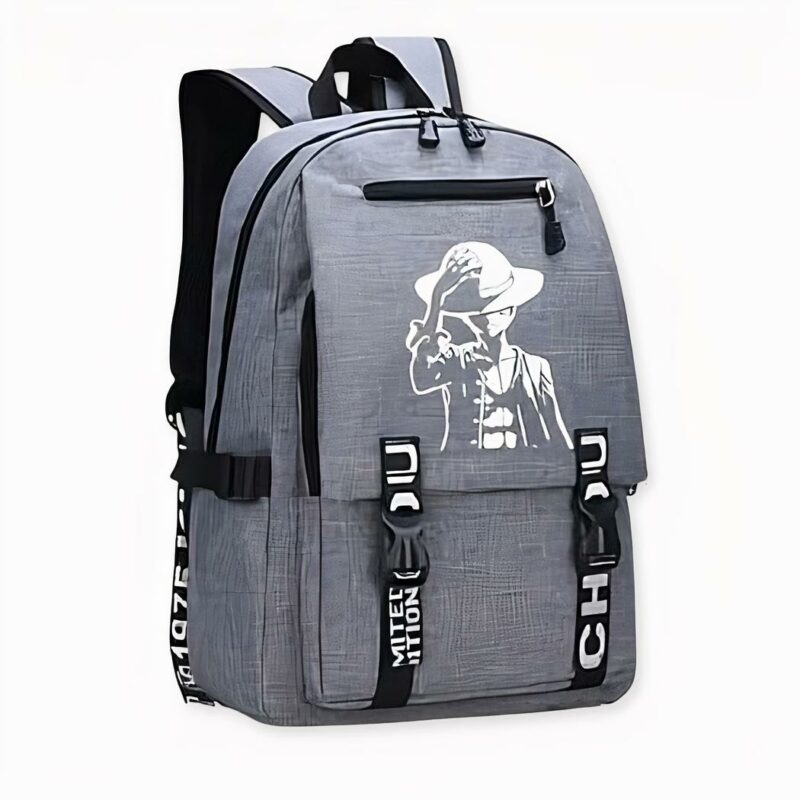 Zaino One Piece Monkey D. Luffy - Grigio - Zaino Zaino Scuola