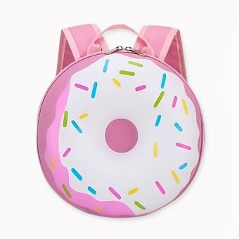 Zaino Donuts per bambini - Bianco - Zaino per bambini Zaino scolastico, colore rosa. Di buona qualità e molto trendy.