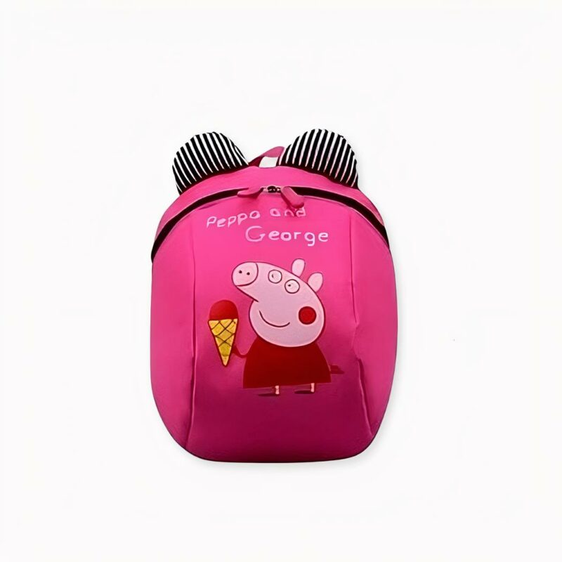 Sac_à_dos_Peppa_Pig_pour_enfants_2 Zaino Peppa Pig per bambini - Rosa - Georges Cochon Kidzroom Zaino Peppa Pig Be Happy