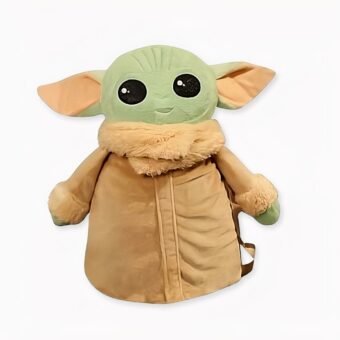 Zaino di peluche di Star Wars Yoda - Animale di peluche giallo
