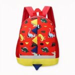 Zaino per bambini con stampa di dinosauri - Rosso - Zaino per la scuola Zaino per la scuola
