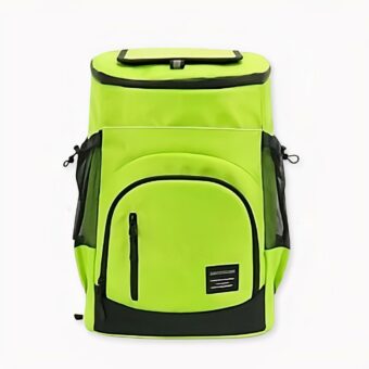 Zaino isolato a tinta unita con borsa termica - Verde - Borsa zaino