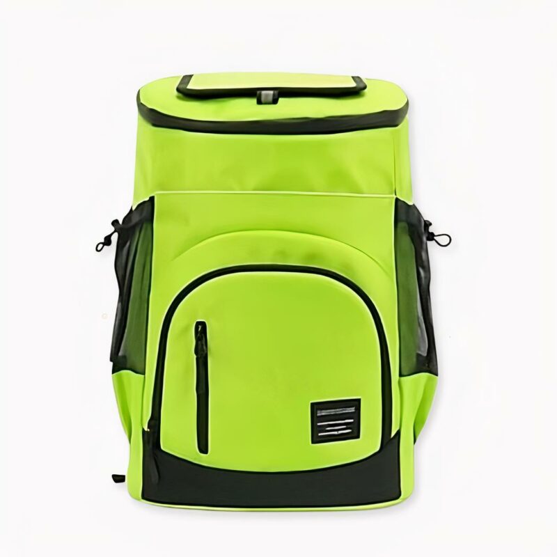 Zaino isolato a tinta unita con borsa termica - Verde - Borsa zaino