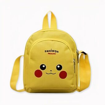 Zaino con motivo Pikachu per bambini, di buona qualità e molto alla moda.