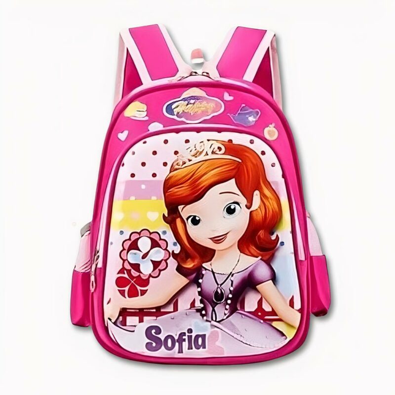 Zaino della Principessa Sofia per le ragazze. Di buona qualità e molto alla moda.