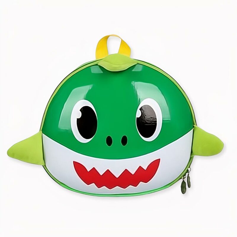 Sac_à_dos_requin_pour_enfant_2 Zaino per bambini con squalo - Verde - Zaino per bambini Zaino per bambini