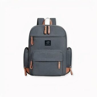 Borsa da viaggio grande per bambini - Grigio scuro - Zaino per pannolini