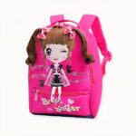 Zaino da scuola a cartoni animati per ragazze - Fushia - Zaino da bambina Zaino da scuola