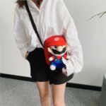 Borsa con animali di peluche
