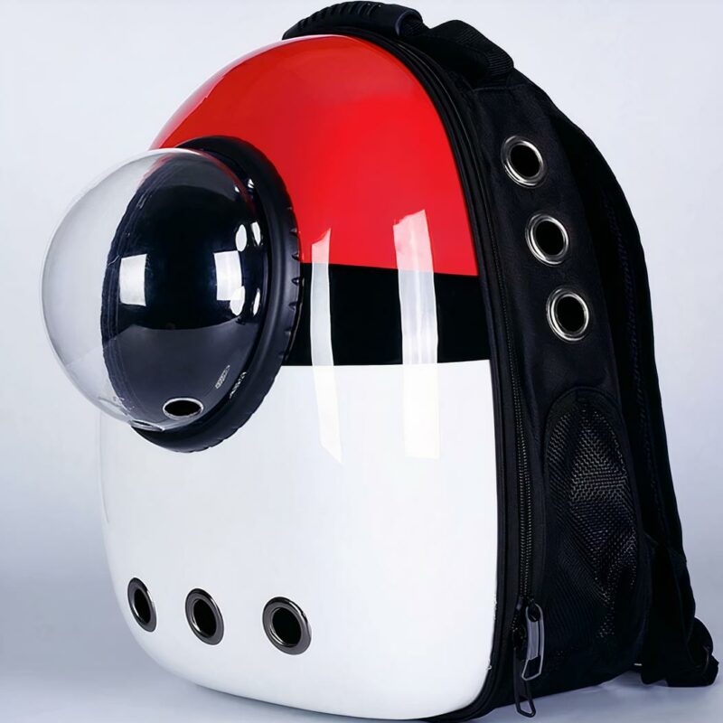 Borsa per animali domestici di design - Rosso - Cat Dog