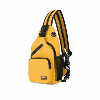 Borsa donna piccola al petto - Giallo - Borsa a tracolla Borsa