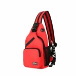 Borsa da donna piccola al petto - Rosso - Borsa a mano Borsa a tracolla