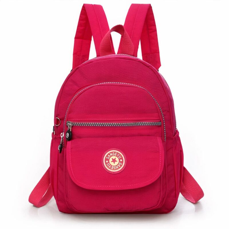 Mini zaino impermeabile da donna - Rosa - Zaino da scuola Zaino da donna