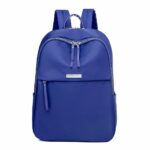 Zaino preppy oxford da donna - Blu - Borsa zaino