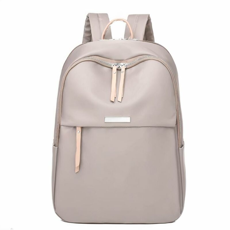 Zaino preppy oxford da donna - Grigio - Zaino a mano