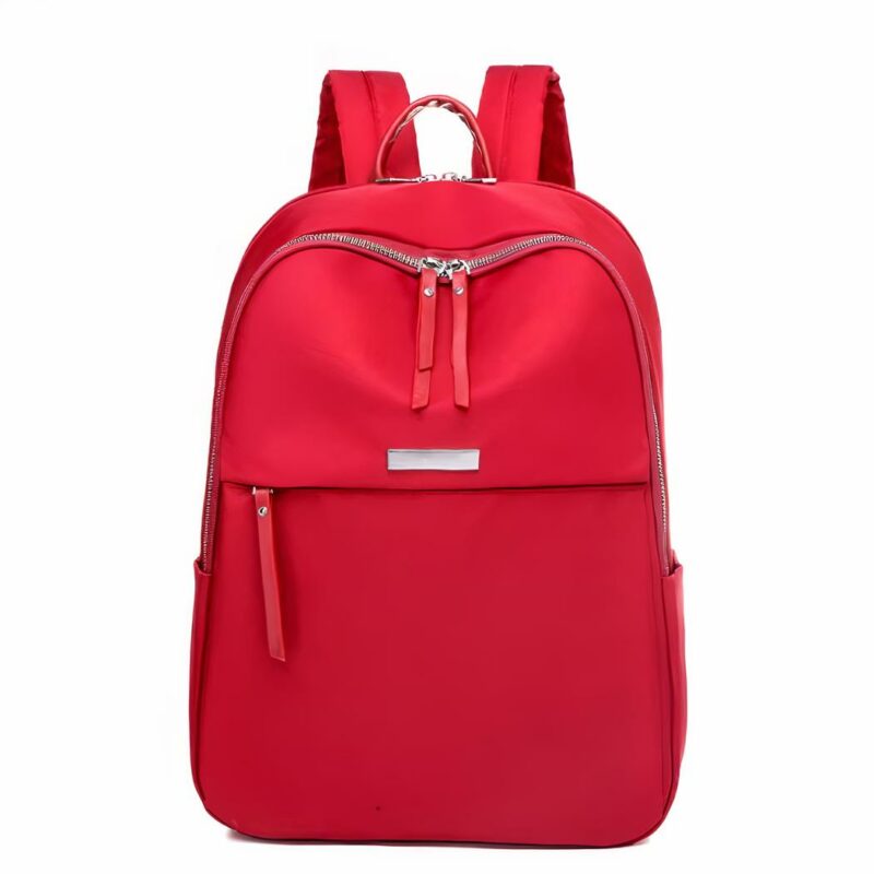 Zaino preppy oxford da donna - Rosso - Borsa zaino