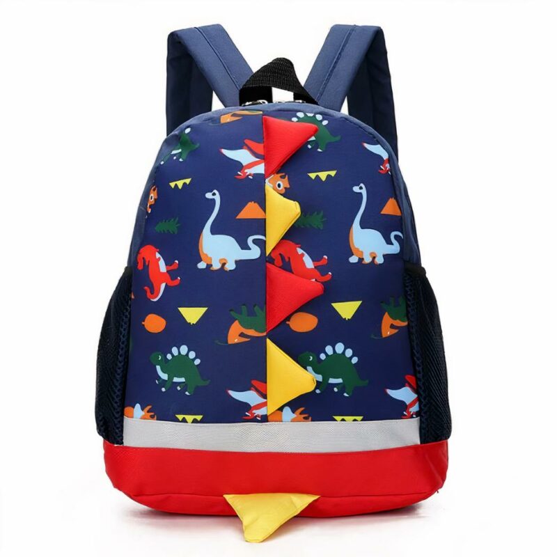 Zaino per bambini con stampa di dinosauri - Blu - Zaino per bambini Zaino per la scuola