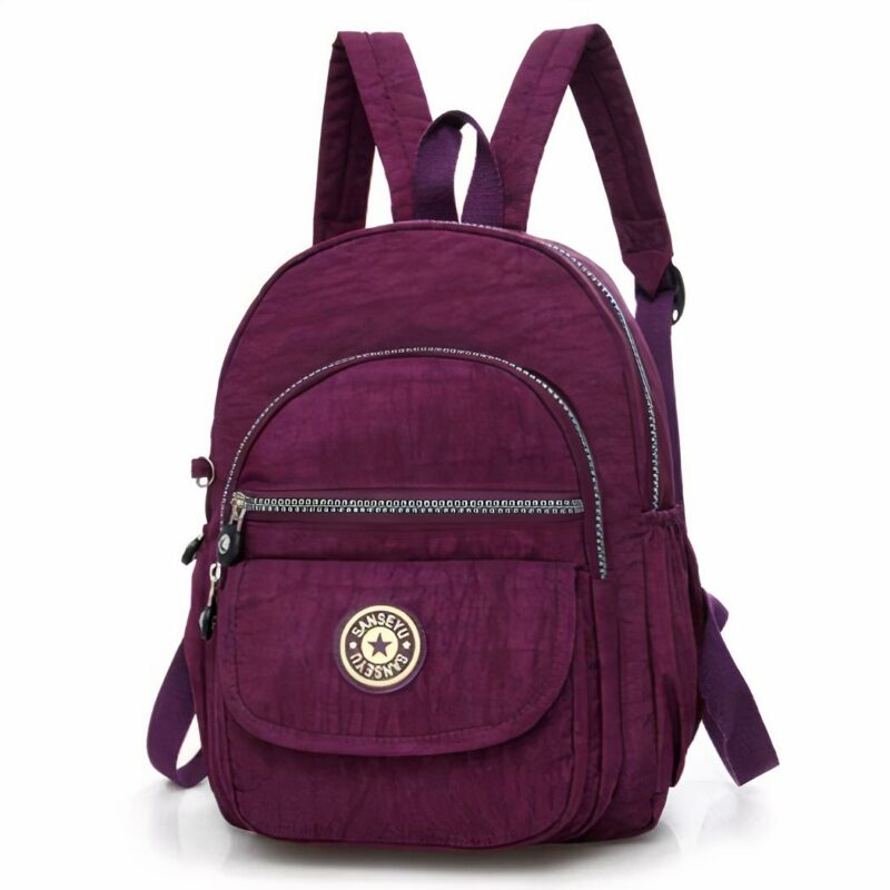 Mini zaino impermeabile da donna - Viola - Zaino Zaino scuola