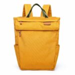 Zaino a tinta unita per la mamma - Giallo - Borsa zaino