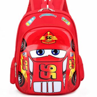 Zaino Cars per ragazzi - Rosso - Zaino scuola Saetta McQueen